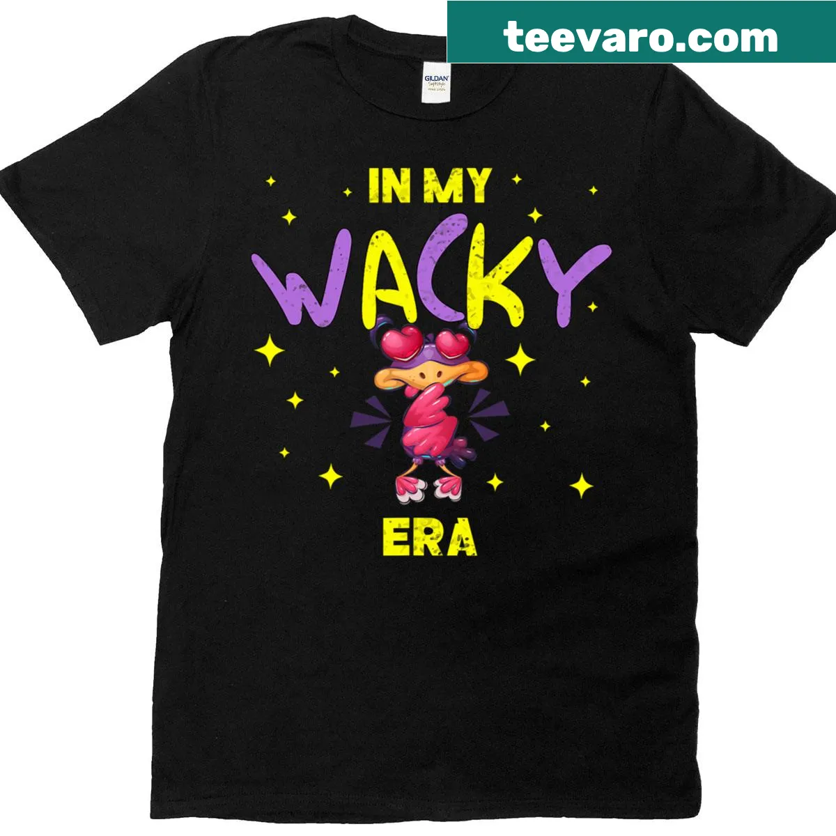 Quirky graphic on a wacky themed t-shirt — on a men's t-shirt