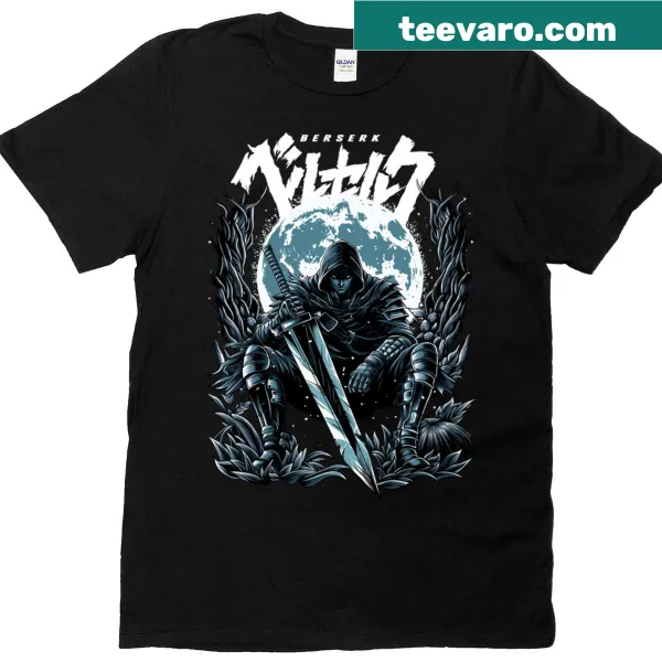 T-shirt featuring Guts from Berserk graphic novel
