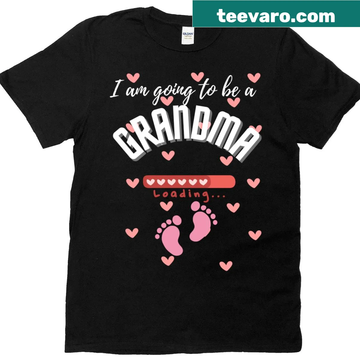 Cute T-shirt announcing 'I Am Going To Be A Grandma' — on a men's t-shirt