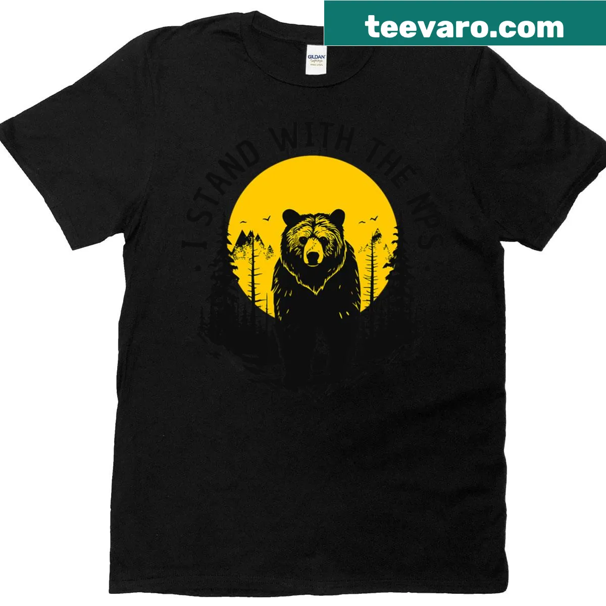 T-shirt expressing support for the National Park Service — on a men's t-shirt