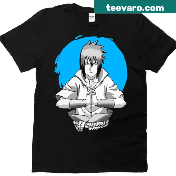 Sasuke t-shirt featuring the character as Konoha's next Hokage