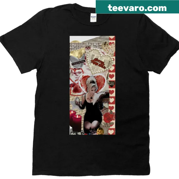Artistic T-shirt featuring Tiffany Valentine hand-lettered design