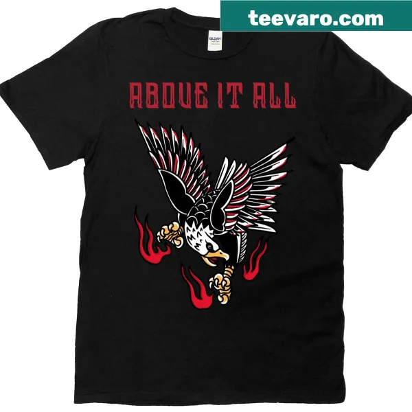 Eagle illustration t-shirt symbolizing freedom