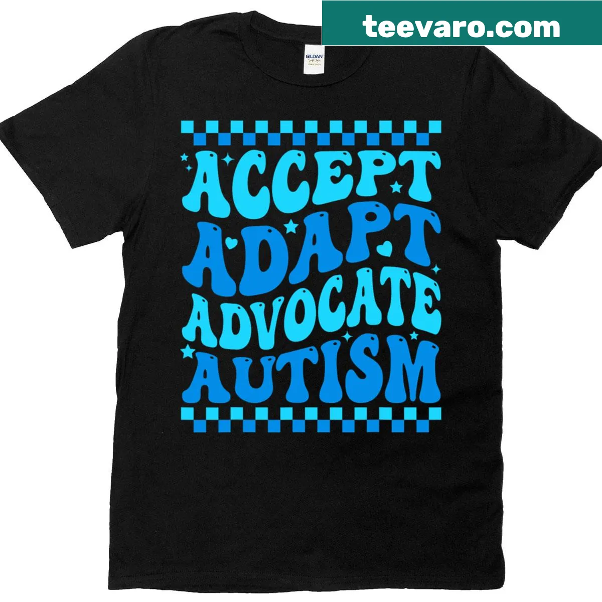 T-shirt promoting Autism Awareness with inspirational message — on a men's t-shirt