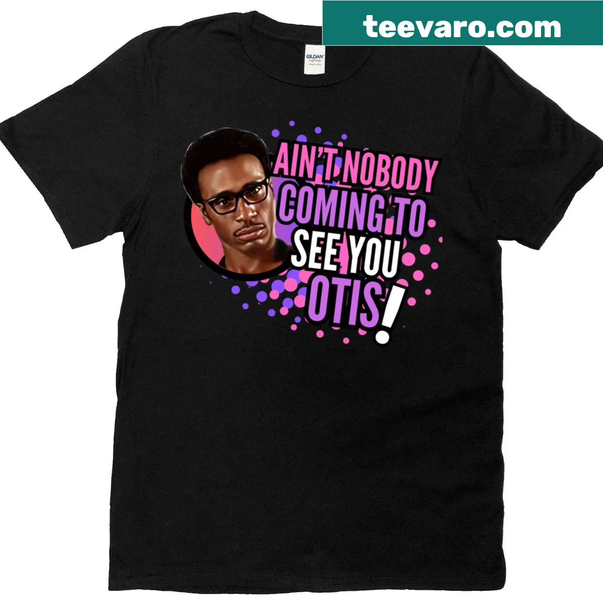 Funny music meme shirt with the phrase about Otis in bold letters — on a men's t-shirt