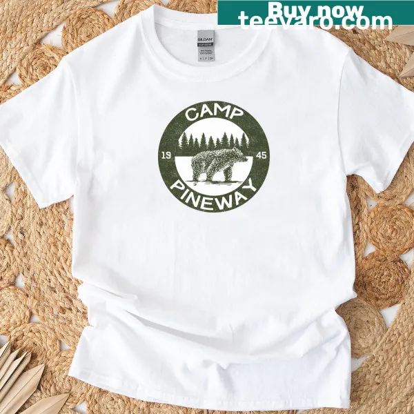 Vintage-style T-shirt with classic camp imagery