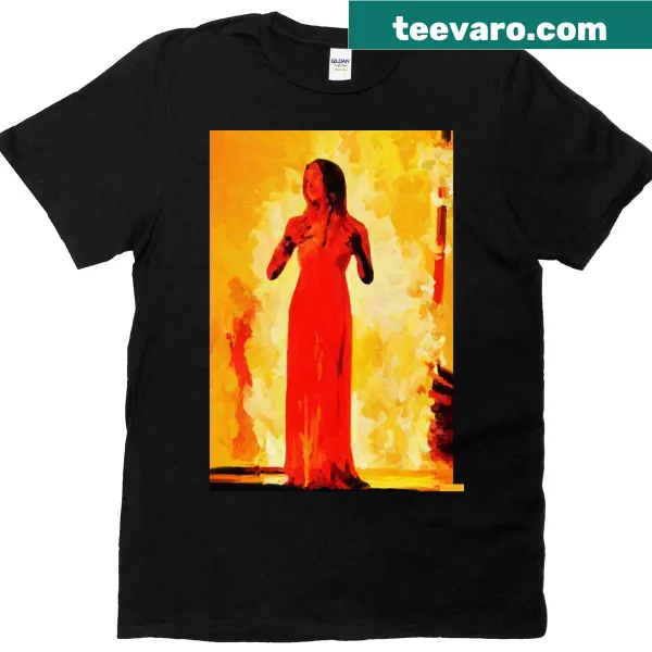 Vintage-style graphic T-shirt celebrating iconic film moments