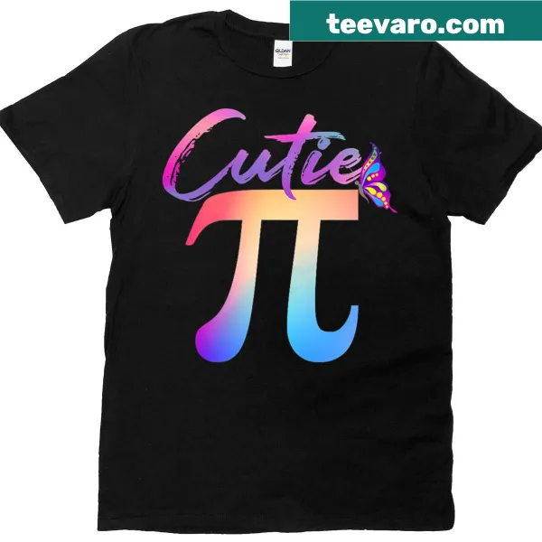 Humorous T-shirt celebrating Pi Day with playful math graphics