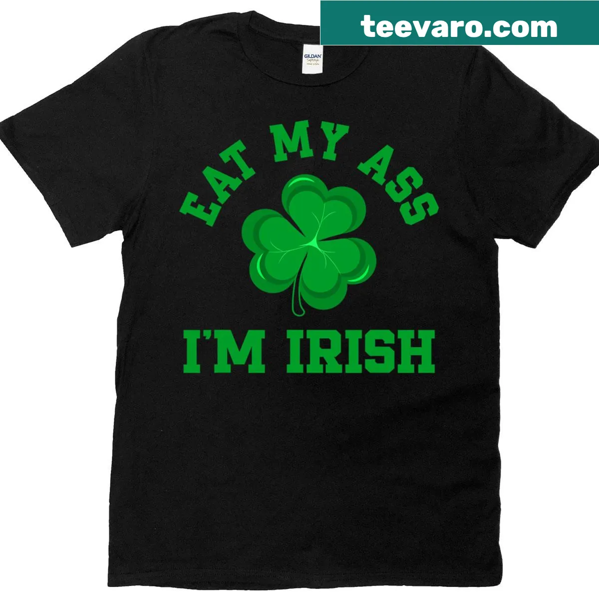 Humorous St. Patrick's Day T-shirt with Irish pride message — on a men's t-shirt