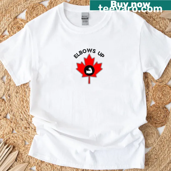 Patriotic Maple Leaf graphic T-shirt for Canada