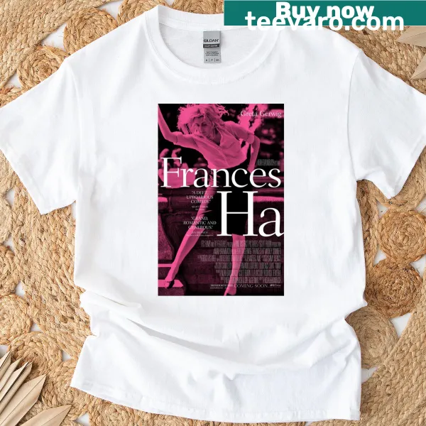 Artistic t-shirt inspired by Frances Ha film