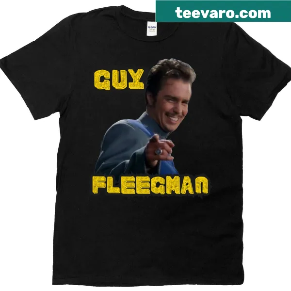 T-shirt featuring a humorous design inspired by Guy Fleegman