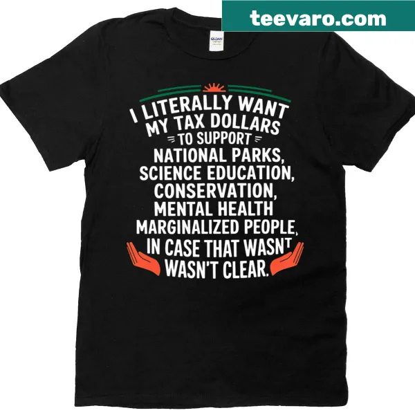 T-shirt promoting tax support for national parks