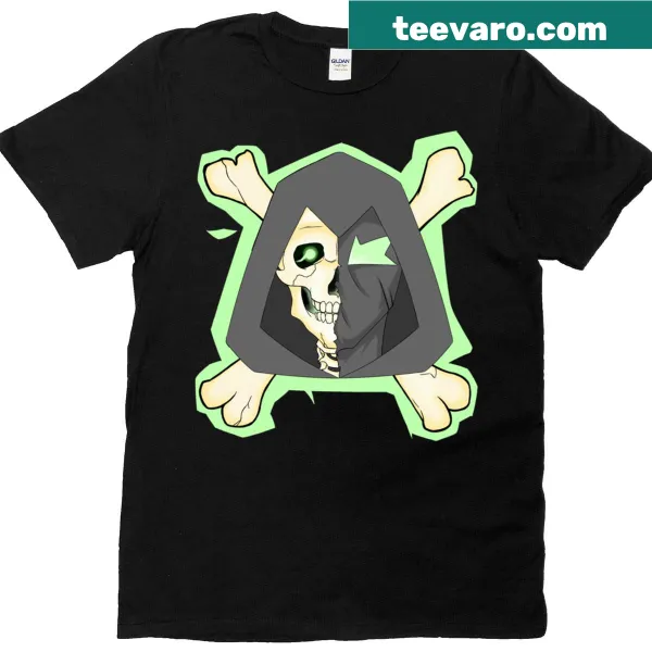 Edgy t-shirt featuring an intricate skull graphic