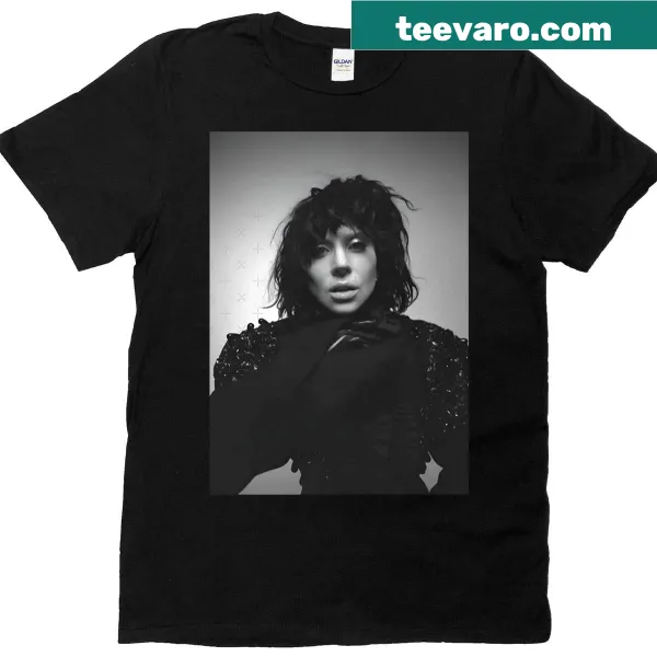 Vintage-style Lady Gaga Vogue t-shirt with bold graphic design