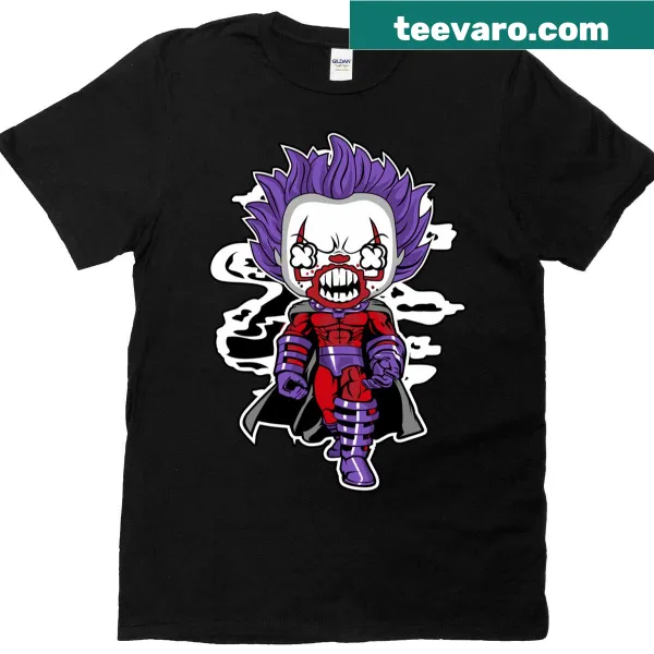 Chibi Magnetopennywise graphic on a kids' T-shirt