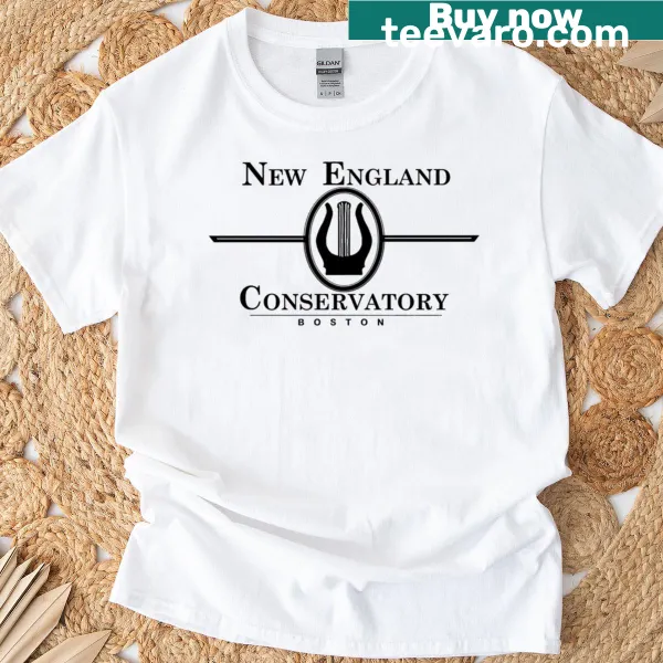 New England Conservatory Of Music T-shirt featuring the institution's name in stylish font.