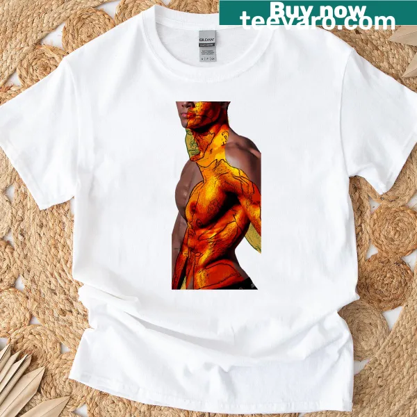 Minimalist abstract t-shirt featuring the phrase 'Overlap 6' in clean typography