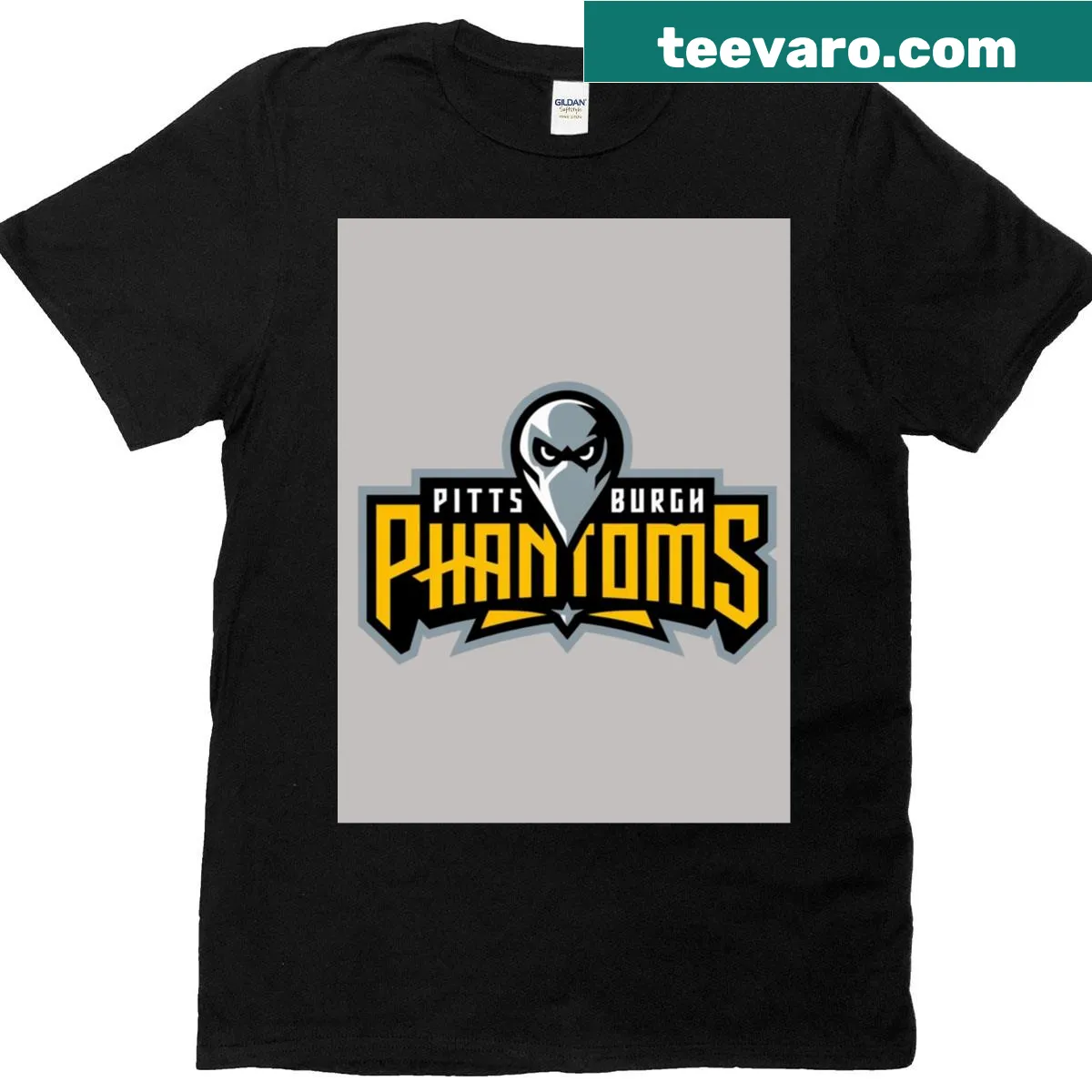 Illustration of Pittsburgh Phantoms on chiffon top t-shirt — on a men's t-shirt