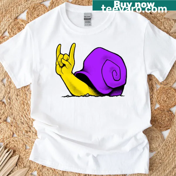 Bold 'Rock On!' typography on a T-shirt