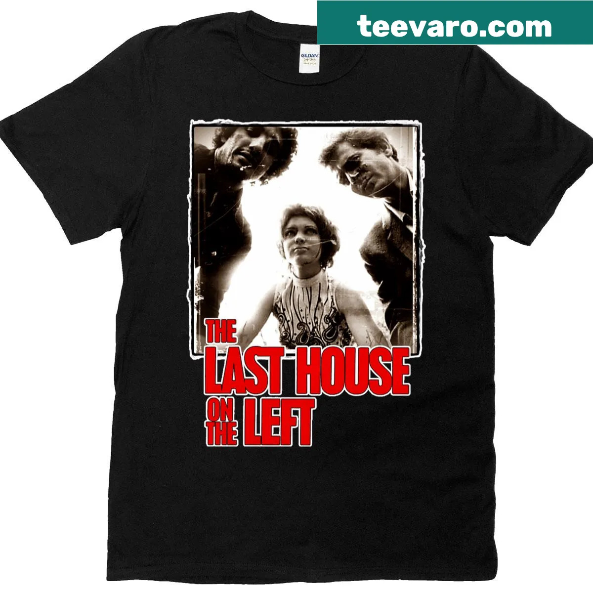 Vintage style T-shirt inspired by classic horror film — on a men's t-shirt