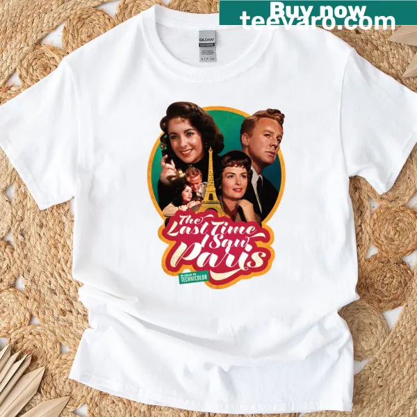 Retro T-shirt celebrating the classic 1954 romance film