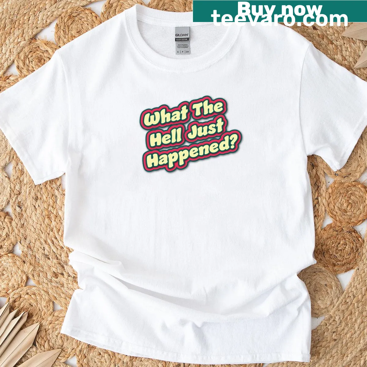Bold graphic T-shirt celebrating Eurovision 2025 — on a men's t-shirt