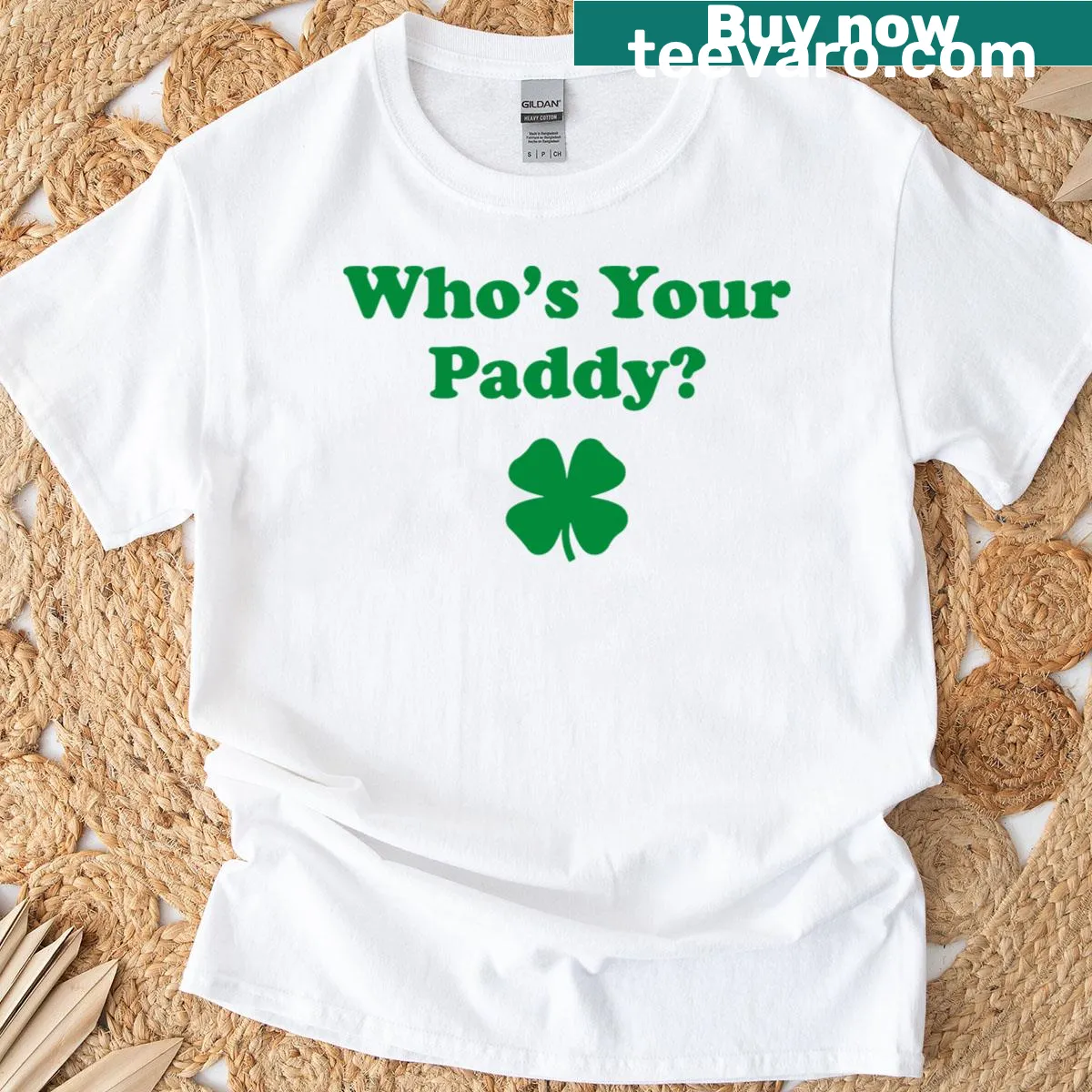 Funny St. Patrick's Day t-shirt with clever phrase — on a men's t-shirt