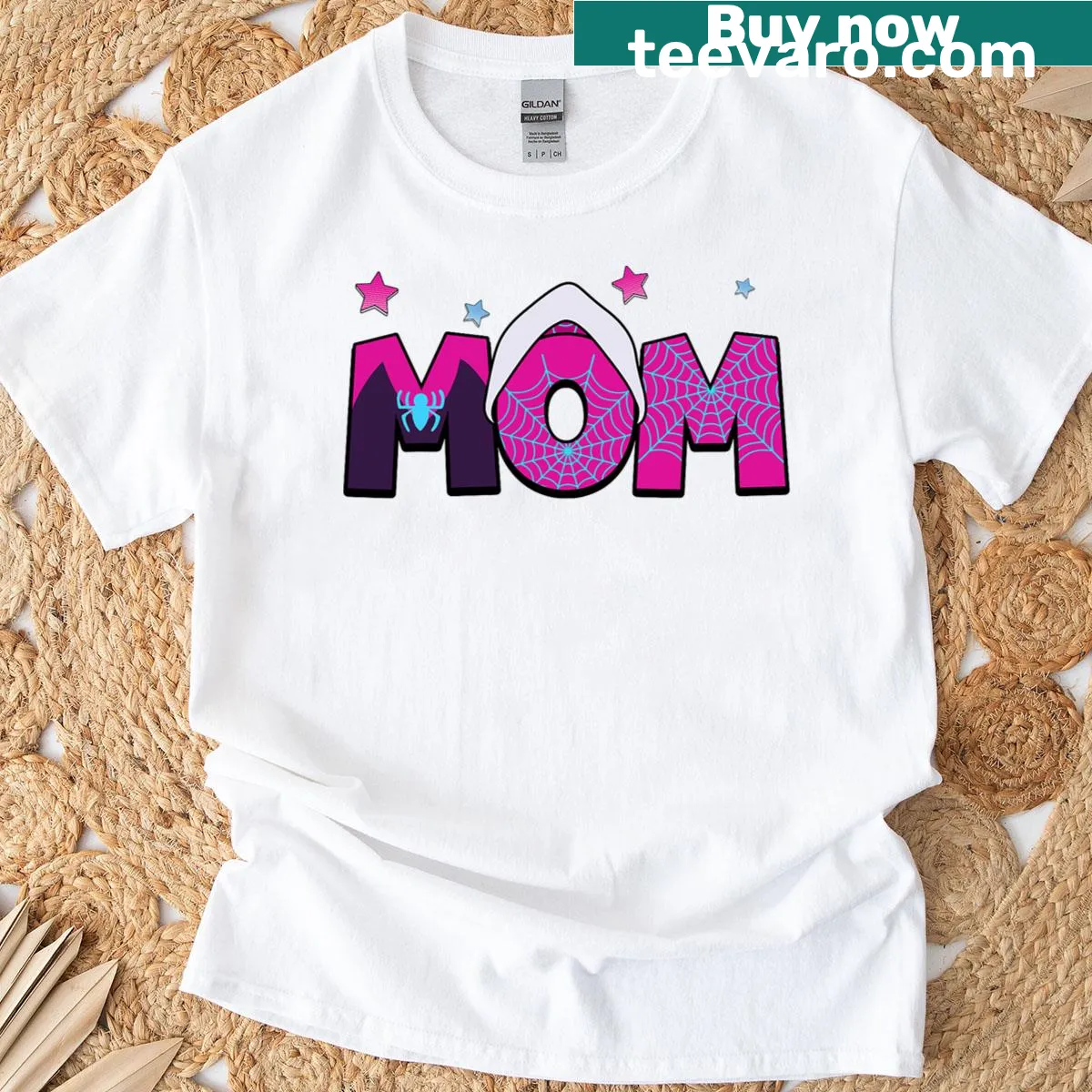 Sentimental spider-themed T-shirt for moms — on a men's t-shirt