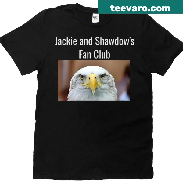 Illustration of eagles on women's V-neck T-shirt