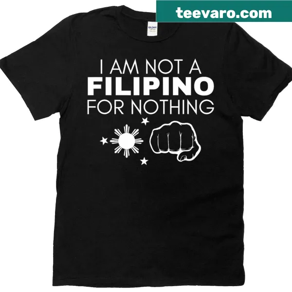 Bold statement t-shirt showing Filipino pride and support for Duterte