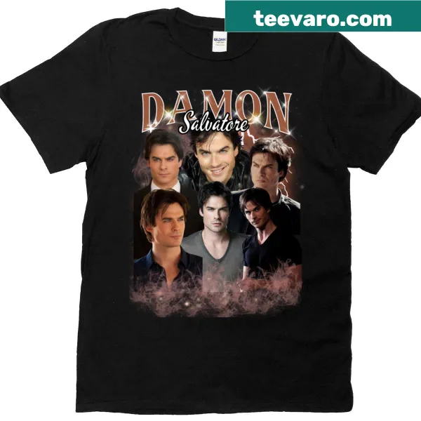 Dark vampire aesthetic graphic on a T-shirt
