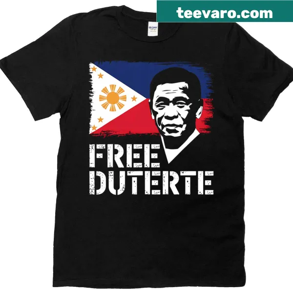 Text t-shirt supporting Prrd and Philippine leaders