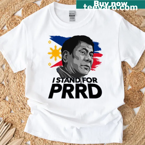 Text t-shirt displaying support for Prrd and Duterte