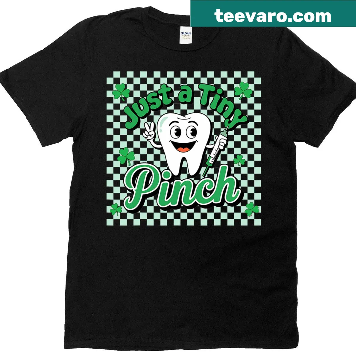 Funny St. Patrick's Day dentist T-shirt with clever graphic — on a men's t-shirt