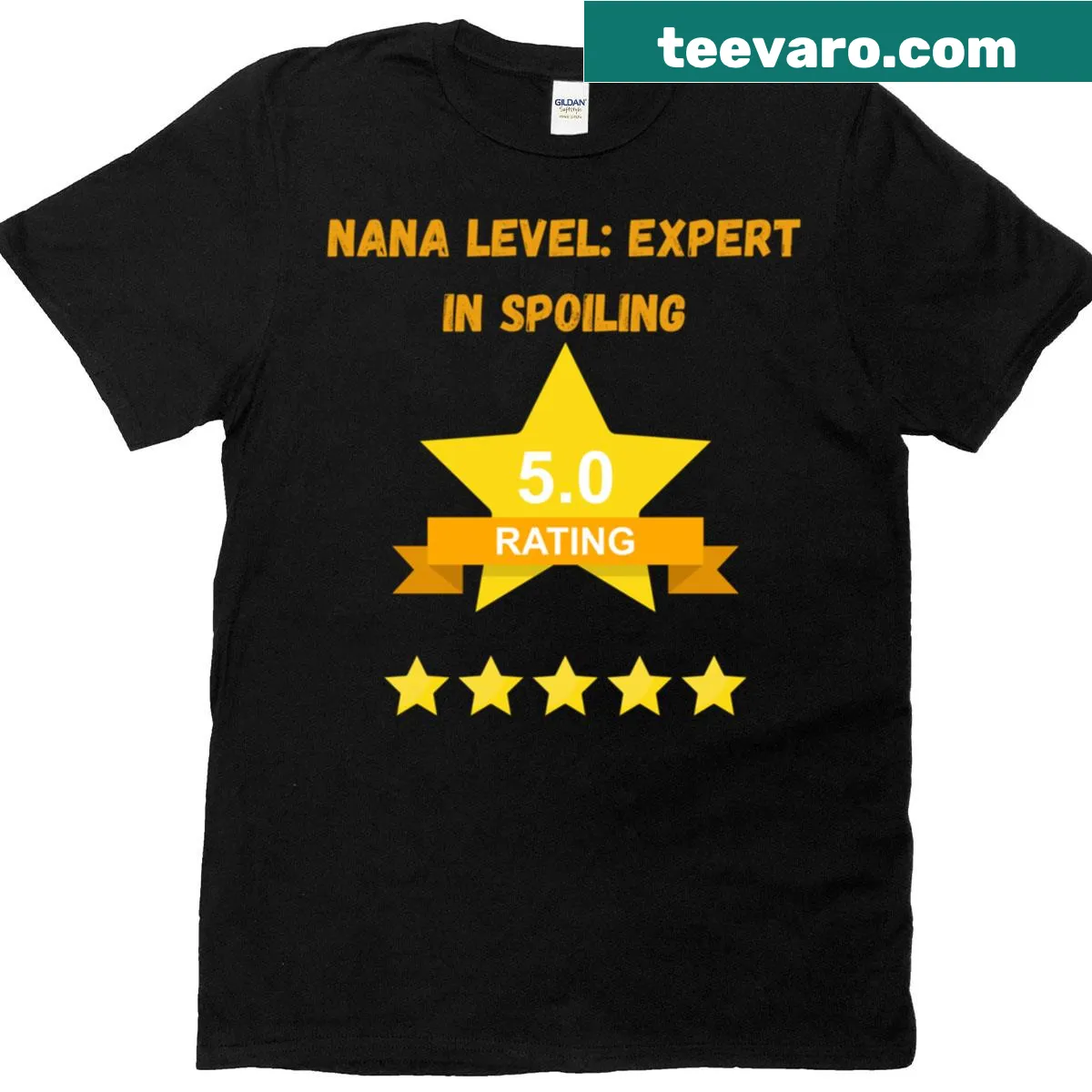 Proud T-shirt for grandmothers with a fun expert rating — on a men's t-shirt