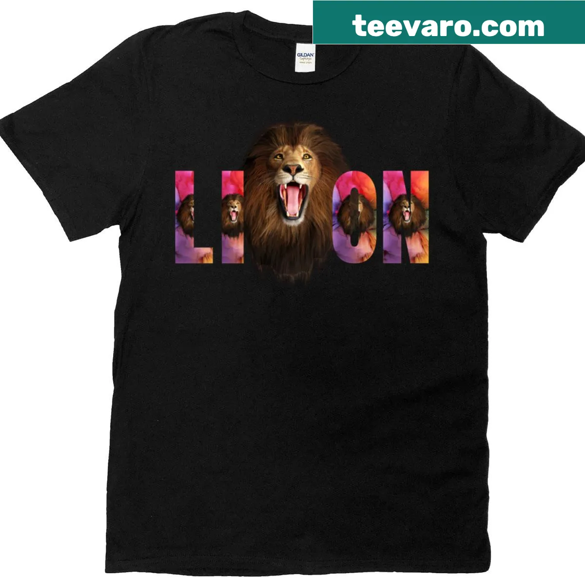 Educational T-shirt about tiger facts and conservation efforts. — on a men's t-shirt
