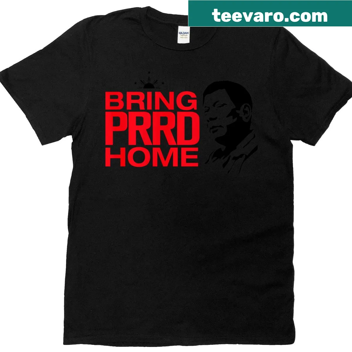 Funny political T-shirt with clever saying — on a men's t-shirt