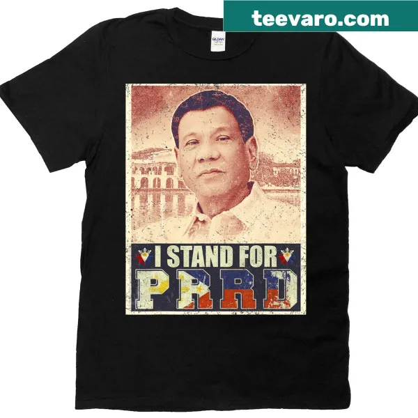 Vintage-style T-shirt for men with 'I Stand For Prrd' text