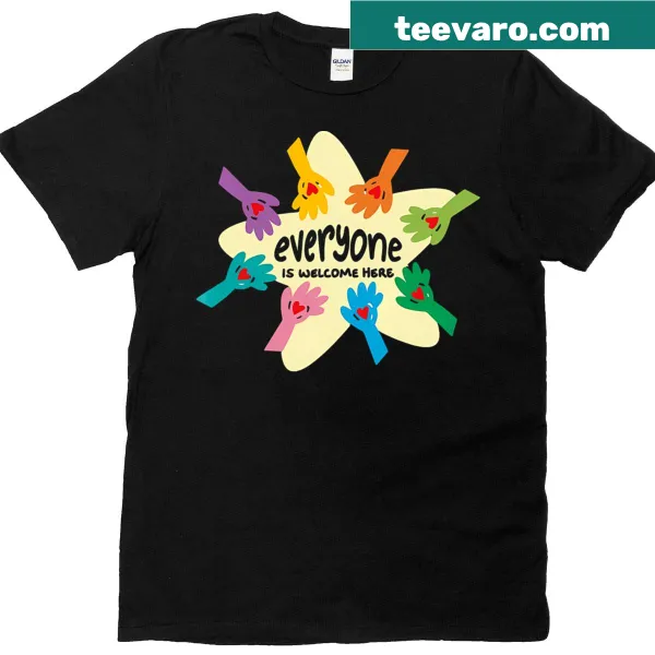 Teacher t-shirt with welcome message and star design