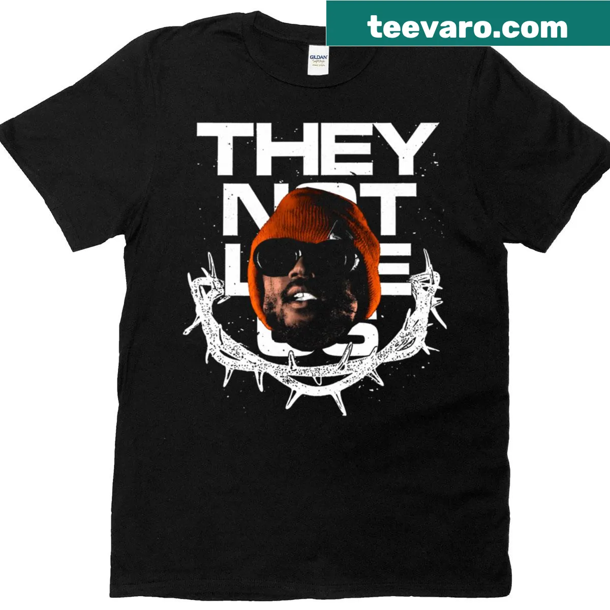 Vintage Kendrick Lamar t-shirt featuring a retro design. — on a men's t-shirt