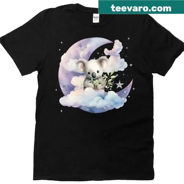 Cute koala illustration on a kids t-shirt