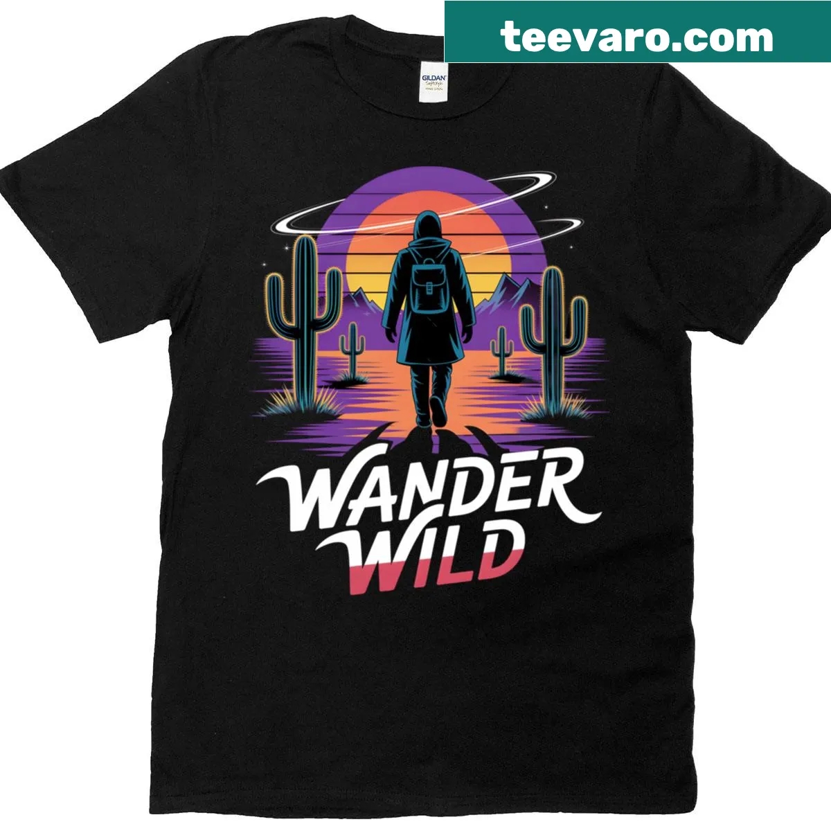 Psychedelic abstract design on a fun T-shirt — on a men's t-shirt