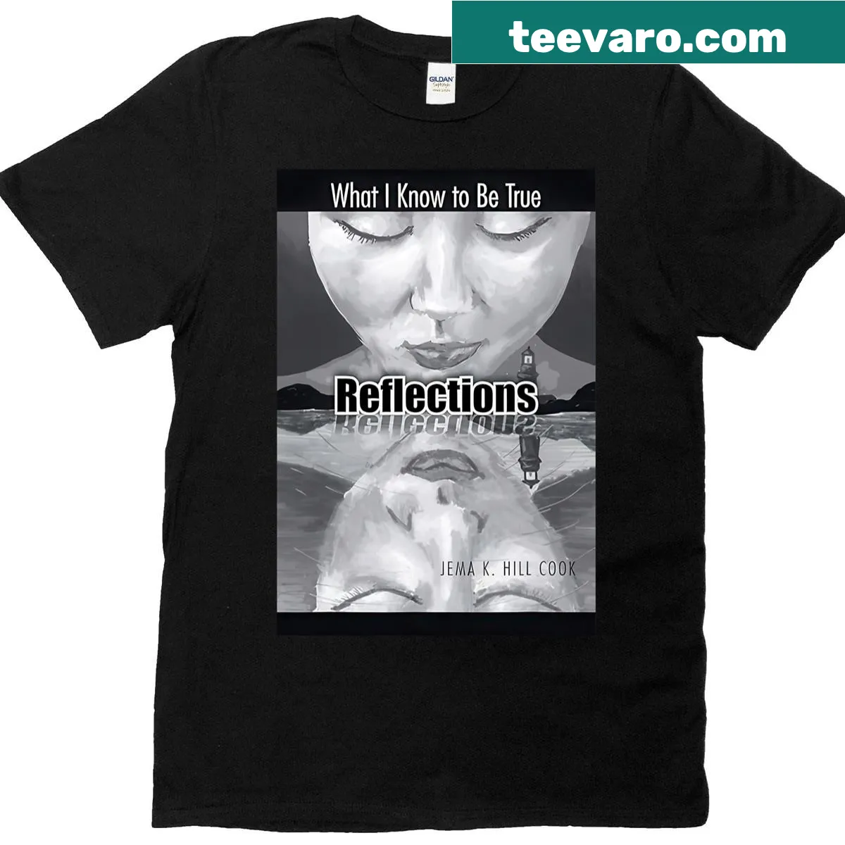 Inspirational typography T-shirt stating 'What I Know To Be TRUE' — on a men's t-shirt