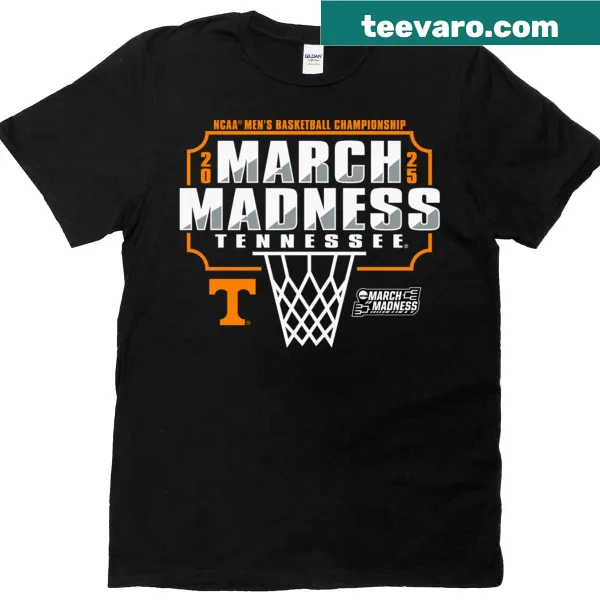 Tennessee Volunteers March Madness 2025 basketball t-shirt