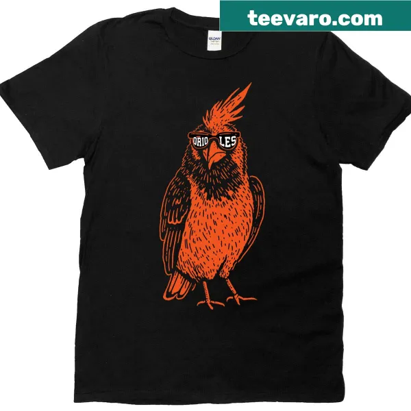 Vintage T-shirt featuring Orioles baseball theme
