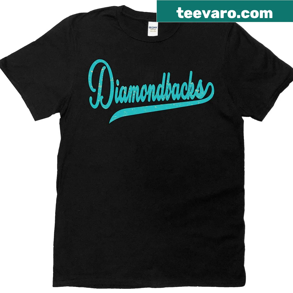 Vintage-style T-shirt with a Diamondbacks nickname design for kids — on a men's t-shirt