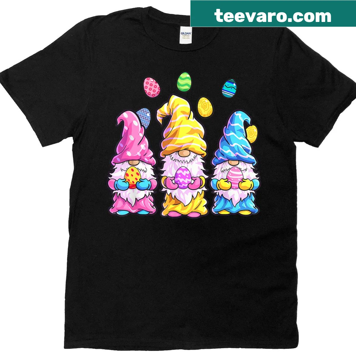 Cute gnome design for Easter kids T-shirt — on a men's t-shirt