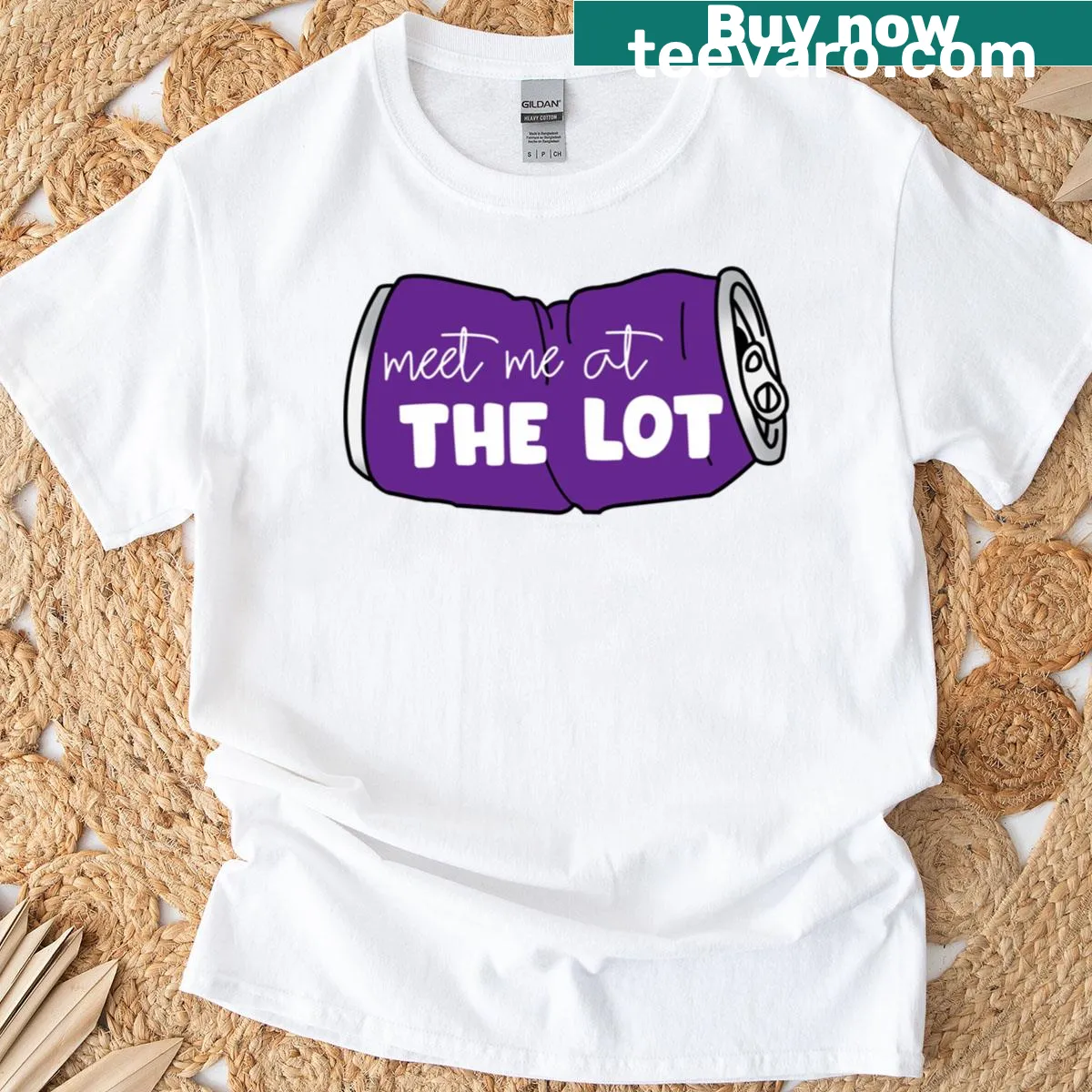 T-shirt featuring a simple cross design — on a men's t-shirt