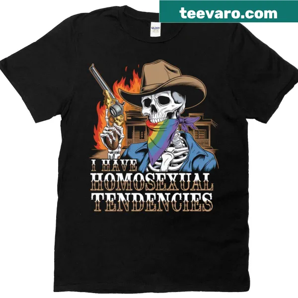 Men's skeleton graphic T-shirt with humorous saying